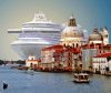 World's largest cruise ship entering Venice