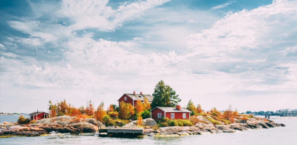 Kotisaari Island in Rovaniemi, Lapland