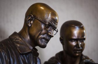 Breaking Bad Statues Of Walter White And Jesse Pinkman At The City Of Albuquerque