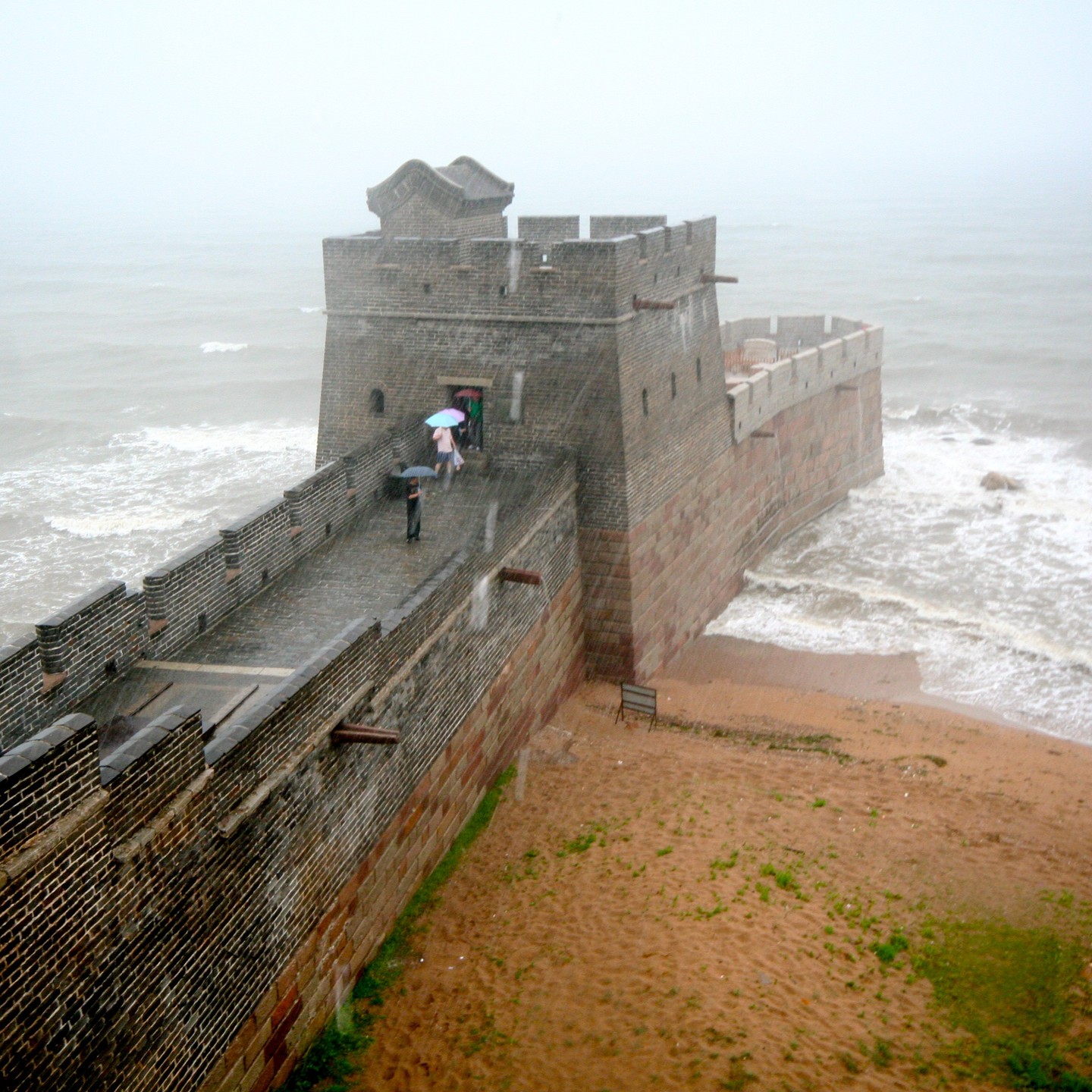Laolongtou (Old Dragon's Head) - Where the Great Wall of China ends in the Bohai Sea