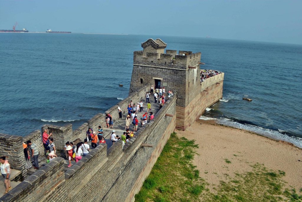 Laolongtou (Old Dragon's Head) - Where the Great Wall of China ends in the Bohai Sea