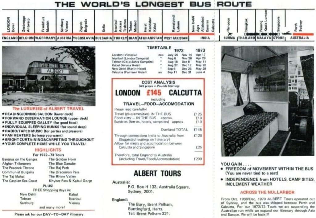 London to Calcutta - the longest bus route in the world