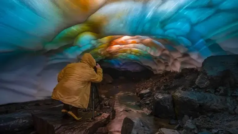 Stunning rare ‘Rainbow Cave’ discovered at Mount Rainier National Park