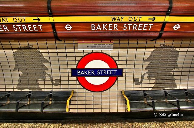 Sherlock Holmes - London underground stations