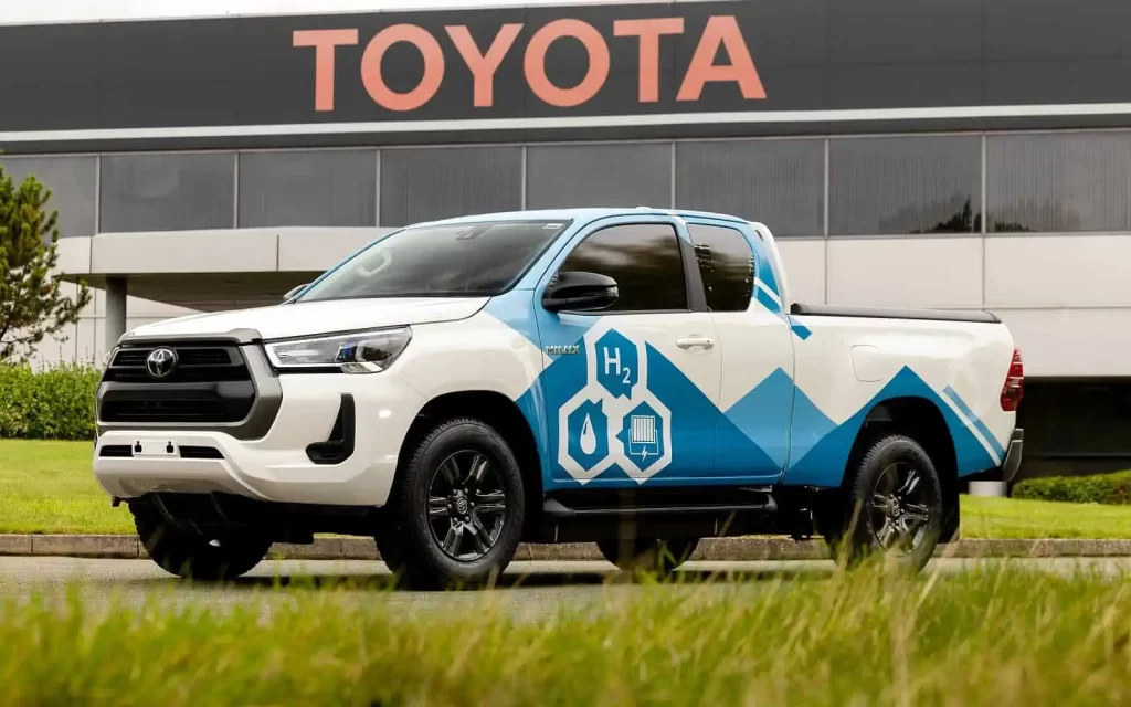 Toyota’s hydrogen-powered Hilux pick-up truck to be manufactured in the UK