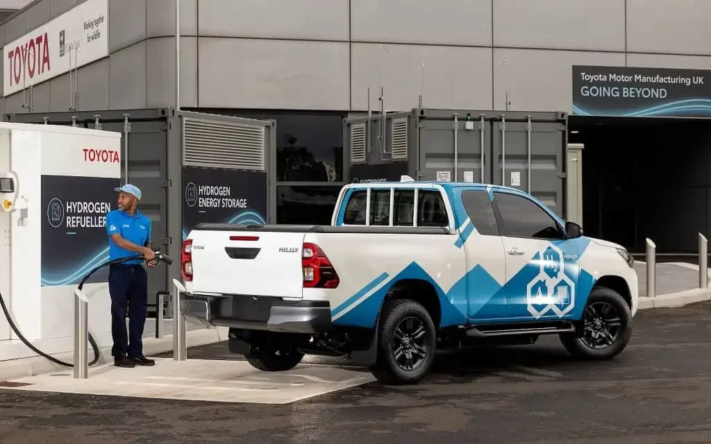 Toyota’s hydrogen-powered Hilux pick-up truck to be manufactured in the UK