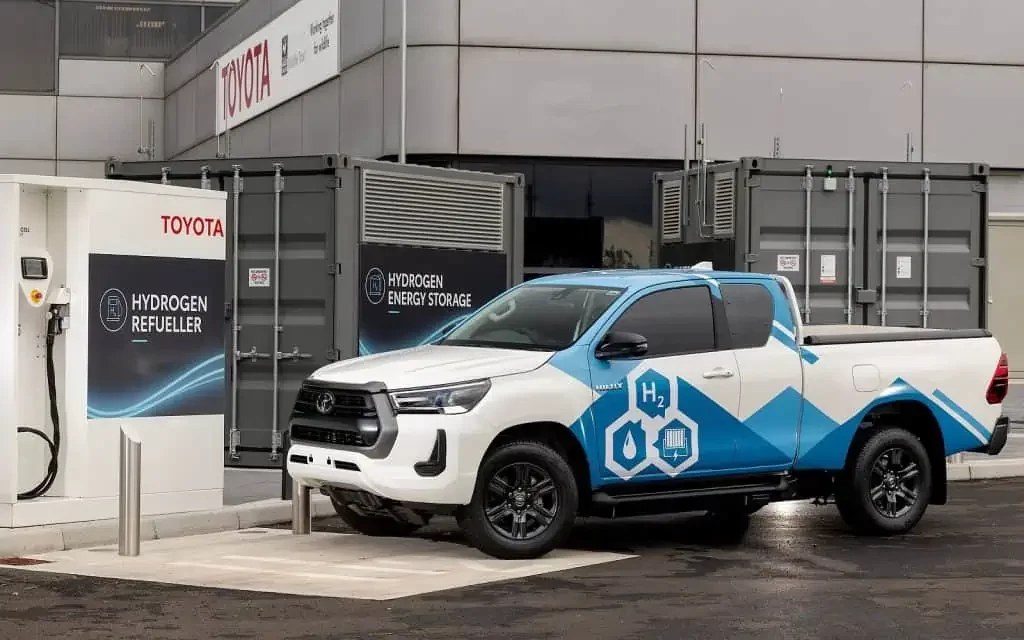 Toyota’s hydrogen-powered Hilux pick-up truck to be manufactured in the UK