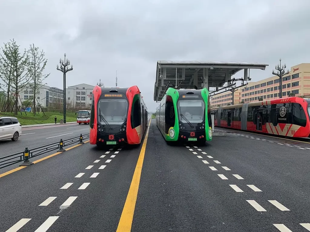 Trackless Trams (ART)  A Trend Transforming Urban Transport