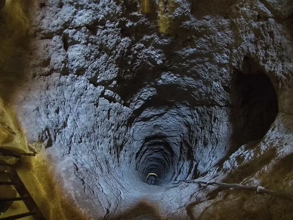 Shafts in the underground city run deep to provide ventilation to lower levels