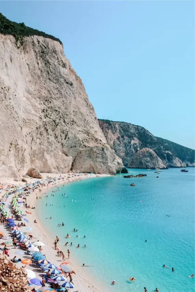 Lighthouse on lefkada island, Greece