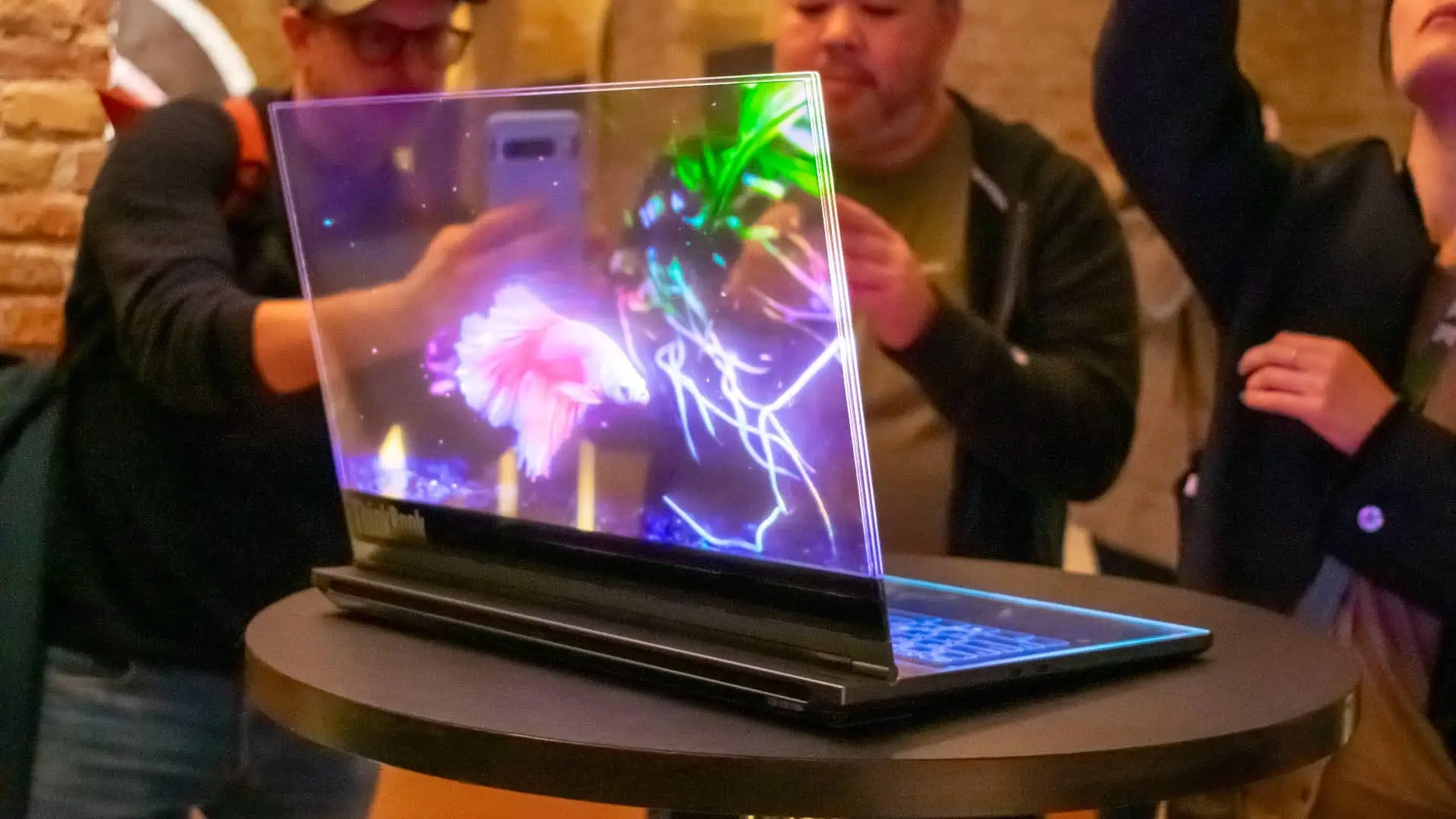 Lenovo Unveils the Stunning, Transparent Future of Laptops at MWC 2024