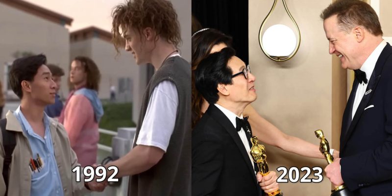 Brendan Fraser & Ke Huy Quan’s Journey, From Encino Man To Oscars 2023